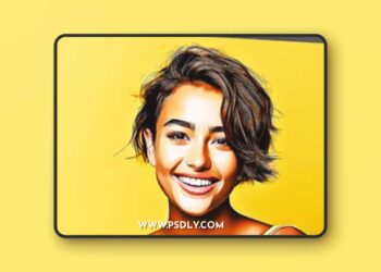 Cartoon Painting Photoshop Actin