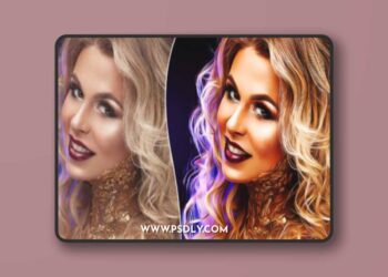 Paintign Cartoon Photoshop Action