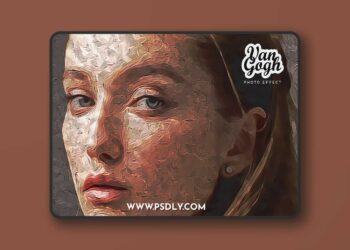 Van Gogh Digital Painting Photoshop Action 9BTU57Z