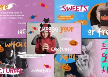 Videohive Halloween Kids Typography for After Effects 54429318