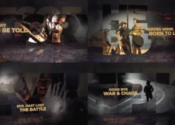 Videohive History Title Text Opener 54420419