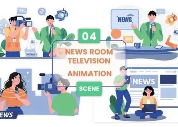 Videohive News Television Animation Scene 54128662