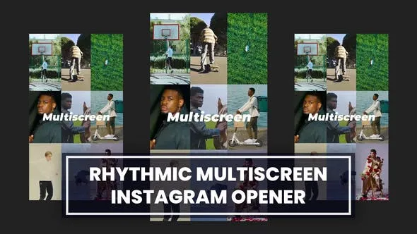 Videohive Rhythmic Multiscreen Opener Instagram 54237717 1 Videohive Rhythmic Multiscreen Opener Instagram 54237717