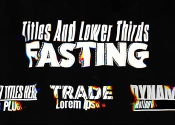 Videohive Trippy Titles Lower Thirds 54171912