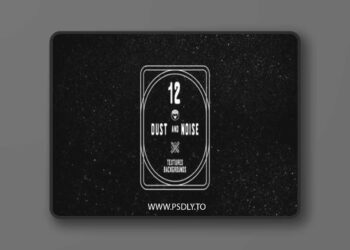 12 Dust & Noise Overlays for Photoshop