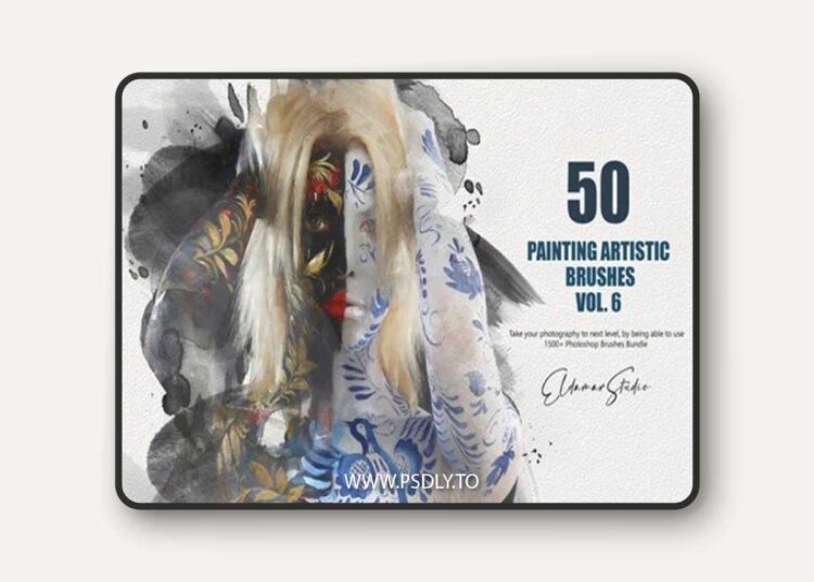 50 Painting Artistic Brushes - Vol. 6 C5U9D34 1 50 Painting Artistic Brushes - Vol. 6 C5U9D34