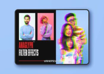 Anaglyph Photo Filter Effect