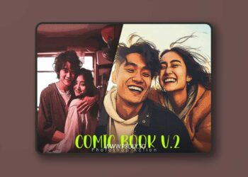 Comic Book Photoshop Action V.2 NZ54P2E