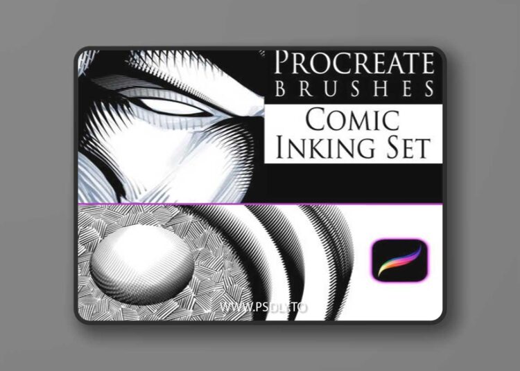 Comic Inking Set - Procreate Brushes 1 Comic Inking Set - Procreate Brushes