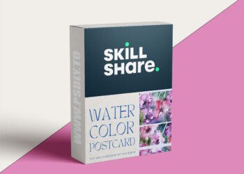 Floral Postcard in Loose Watercolour Style: Digitize Your Art in Affinity Photo and Procreate