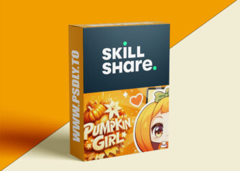 Kawaii Pumpkin Girl: Drawing a Chibi Portrait in Procreate