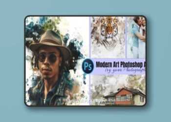 Modern Art Photoshop Action