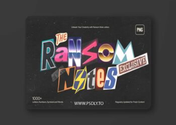 Ransom Note Letters - 1000+ PNGs