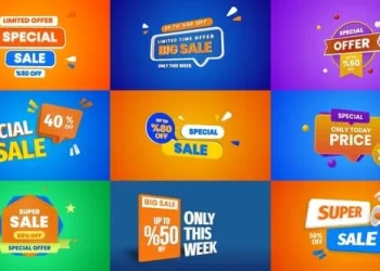 Videohive 3D Sale Banners 55000374