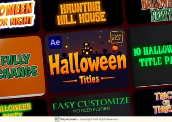 Videohive Halloween Titles For After Effects 54716072