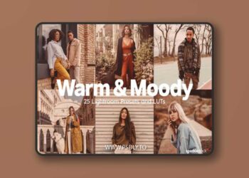 Warm & Moody - 25 Lightroom Presets and LUTs