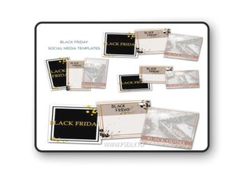 Black Friday Sale - Social Media PNG Templates