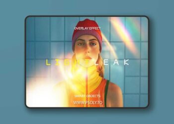 Light Leak Overlay for Photoshop