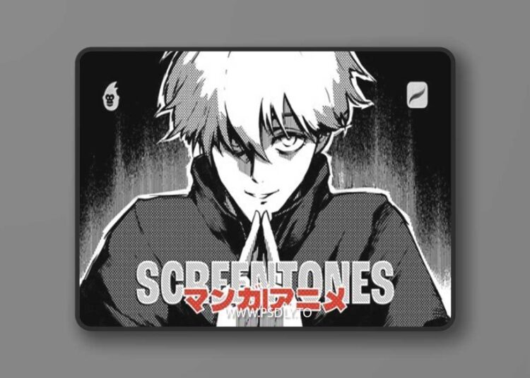 Manga Screentone Procreate Brushes Y4R49BQ 1 Manga Screentone Procreate Brushes Y4R49BQ