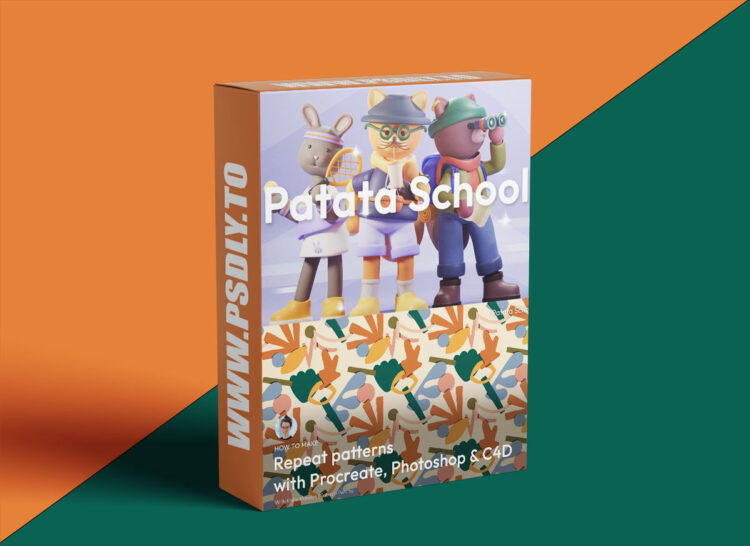 Patata School - Repeat Patterns in Procreate, Photoshop & C4D 1 Patata School - Repeat Patterns in Procreate, Photoshop & C4D