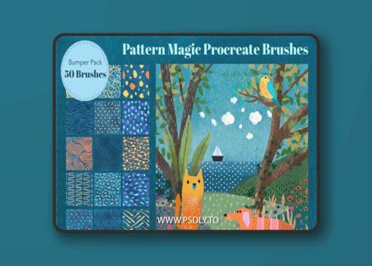 Pattern Magic Procreate Brushes GPVT9EZ 1 Pattern Magic Procreate Brushes GPVT9EZ