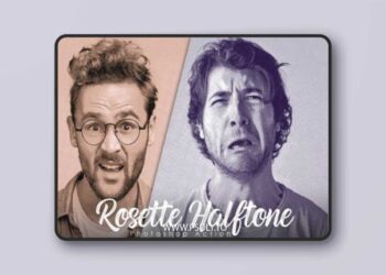 Rosette Halftone Action