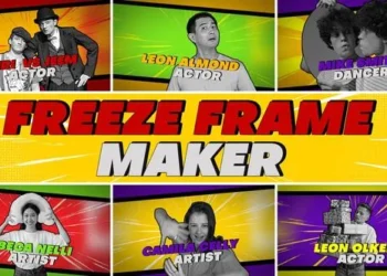 Videohive Comic Style Freeze Frame 55285988