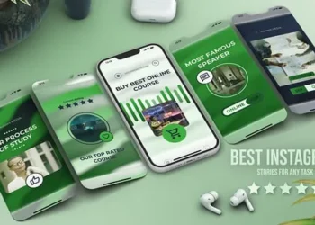 Videohive Online Educational Course Promo Vertical Reels 55200556