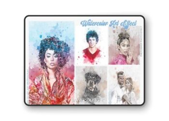 Watercolor Art Photoshop Action