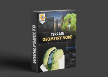 Blender Market - Blender Geometry Node Terrain Generator