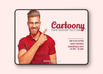 Cartoony Photoshop Action