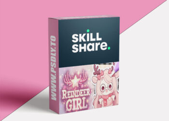 Draw a Cute Kawaii Reindeer Girl in Procreate | Cozy Winter Chibi Illustration