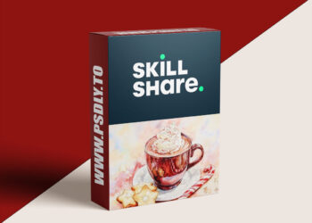 Festive Watercolor Fun: Exploring Texture with Hot Cocoa and Cookies