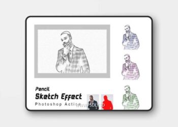 Pencil Sketch Effect Photoshop Action