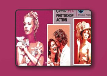 Photo Comic Art Photoshop Action