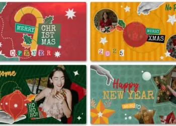 Videohive Christmas Slideshow Opener 55698463