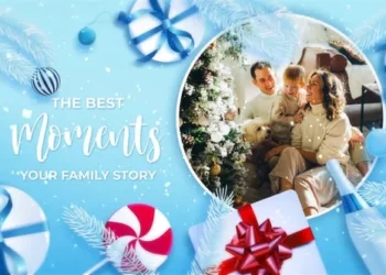 Videohive Merry Christmas New Year Slideshow 55680261