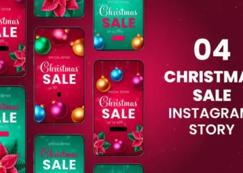 Videohive Merry Christmas Sale Stories 55580550