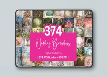 Wedding Digital Backdrop Bundle