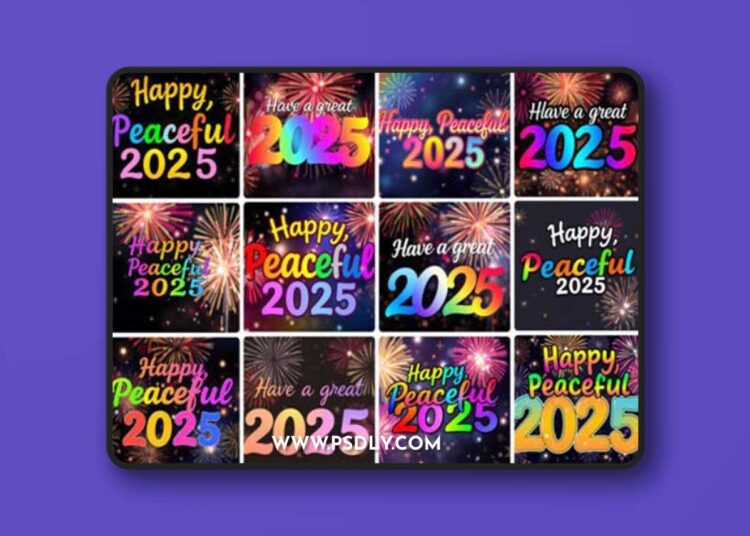 12 Greeting Graphics for 2025 1 12 Greeting Graphics for 2025