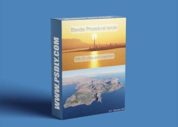 Blender Market - Large Scale Procedural Terrain Generator With 3D Cities And Vegetation