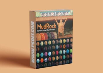 Blender Market - Mudrock 2.0 - 50+ Procedural Mud Materials