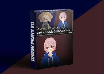 Coloso - Modeling & Toon Shading Cartoon-Style Girl Charactersd