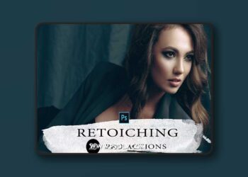 CreativeMarket - 23 Pro Portrait Retouching Photoshop - 3621300
