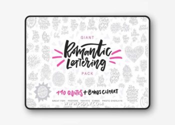 Valentine's Day Lettering Pack