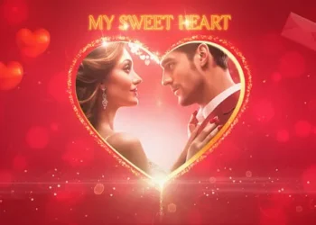 Videohive - Valentine Lovely Heart Opener Photo Reveal - 56402652