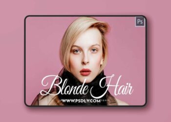 14 Blonde Hair Photoshop Actions 1706244