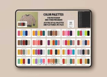 20 Color Palette Swatches for Photoshop