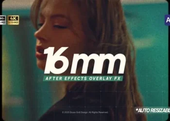 Videohive - 16mm Film Overlay Effect - 56574045