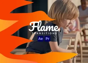 Videohive - Flame Transitions - 43193577